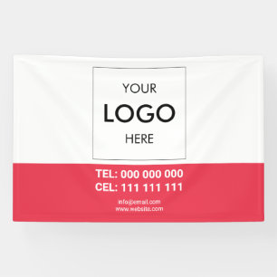 Logo minimalistische professionele banner