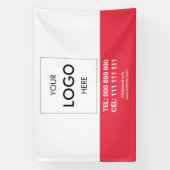 Logo minimalistische professionele banner (Verticaal)