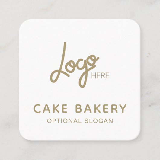 Logo Modern Bakkerij Visitekaartje Goud Wit (Voorkant)