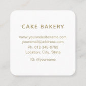 Logo Modern Bakkerij Visitekaartje Goud Wit (Achterkant)