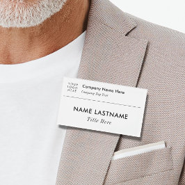 Logo Modern Eenvoudig Minimalistisch Wit Grote Tit Naambadge