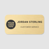 Logo Modern Gold Company Corporate Professional Naamplaatje (Voorkant)