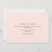 Logo Modern Professional Hartelijk dank Bedankkaart (Achterkant)