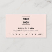 Logo Modern Professional Klantenkaartje (Voorkant)