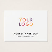 Logo modern professioneel cadeaubon visitekaartje (Voorkant)