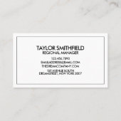 Logo modern professioneel Visitekaartje (Achterkant)