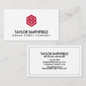 Logo modern professioneel Visitekaartje (Voorkant / Achterkant)