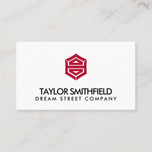 Logo modern professioneel Visitekaartje (Voorkant)