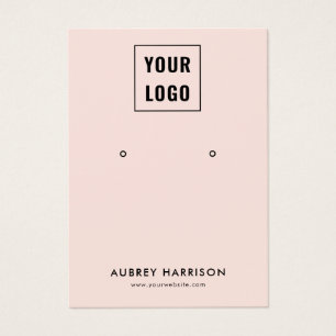 Logo Moderne Eenvoudige oormerking Visitekaartje