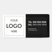 Logo moderne professionele banner (Horizontaal)