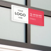 Logo moderne professionele banner (Buitenkant Gebouw)