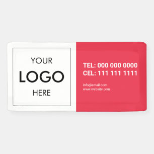 Logo moderne professionele banner