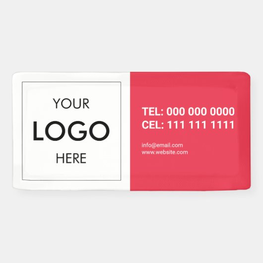 Logo moderne professionele banner (Horizontaal)