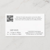 Logo Mok koffie | Barista Visitekaartje (Achterkant)