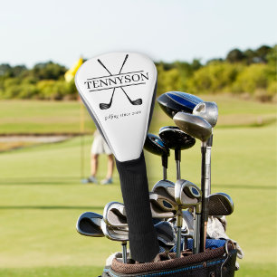 Logo Monogram Naam Vintage Golfclub Golfheadcover
