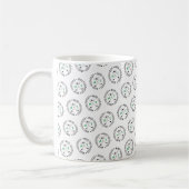 Logo Monogram patroon Golfer Koffiemok (Links)