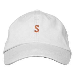Logo Monogram "S" Initial Persoonlijke Petten Muts
