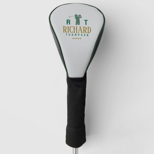 Logo Monogram voor Elegante Golfers Golfheadcover (Voorkant)