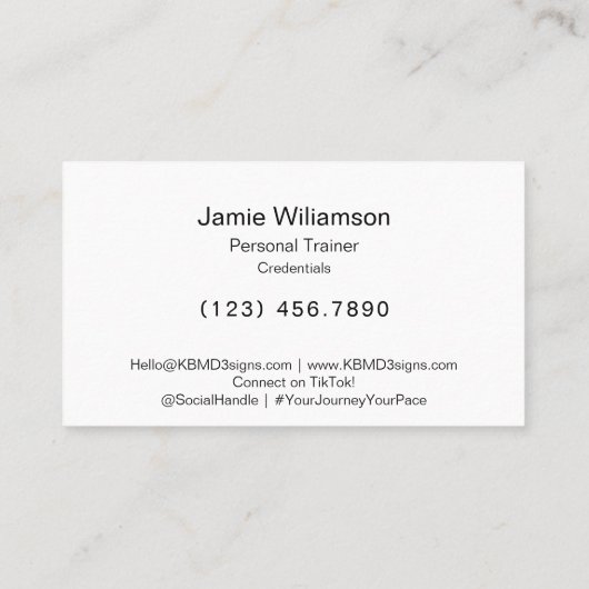 Logo Motto Services Verbrand Sinaasappel Personal  Visitekaartje (Achterkant)