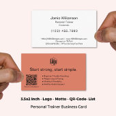 Logo Motto Services Verbrand Sinaasappel Personal  Visitekaartje