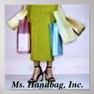 logo, Ms Handbag, Inc. Poster