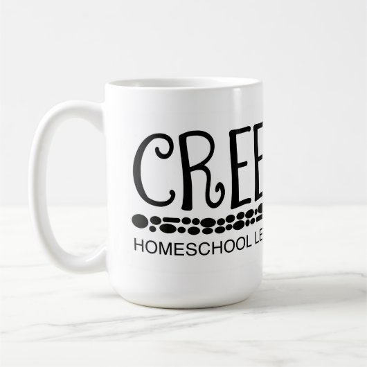 logo mug koffiemok (Links)