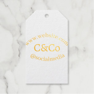 logo naam letter bedrijf social media website simp cadeaulabels