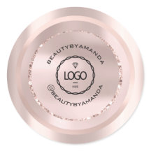 Logo Naam Lichaam Make-up Verpakking Roos Schoonhe