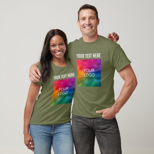  Logo Naam tekst Sjabloon Mannen T-shirt (Unisex)