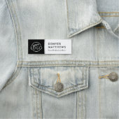 Logo naam titel klasje zwarte witte grijze rand naamplaatje (In situ)