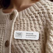 Logo naam titel licht grijs dividend wit naamplaatje