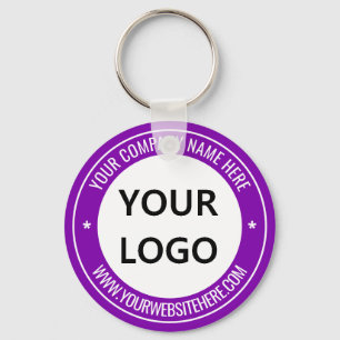 Logo Naam Website Business Promotion Sleutelhanger