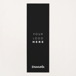 Logo Name Company Black White Promotion Social Yogamat