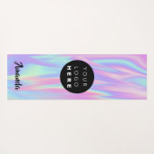 Logo Name Company Holographic Promotion Yogamat (Achterkant (horizontaal))