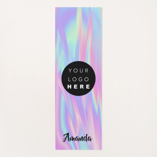 Logo Name Company Holographic Promotion Yogamat (Voorkant)