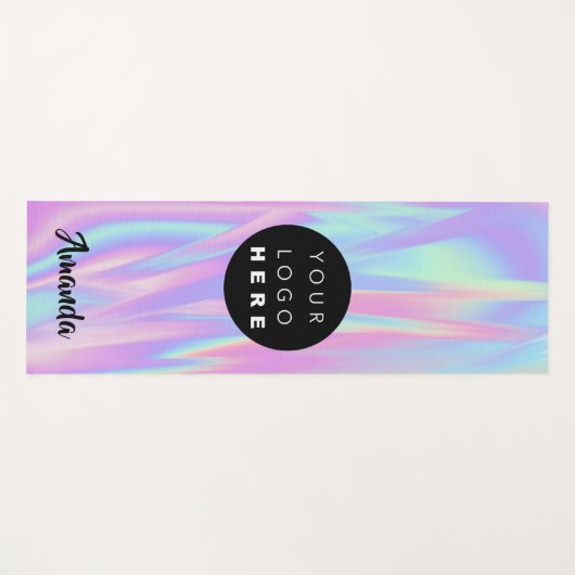 Logo Name Company Holographic Promotion Yogamat (Voorkant (horizontaal))
