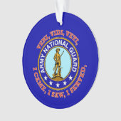 Logo Nationale Garde Ornament (voorkant)