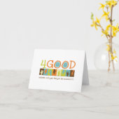 Logo Notecard Kaart (Gele Bloem)