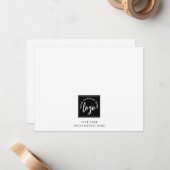 Logo Notitiekaartje (Voorkant / Achterkant in situ)