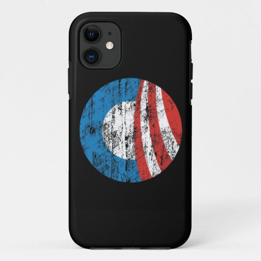 Logo Obama Versleten iPhone 5 Case Mate Hoesje (Achterkant)