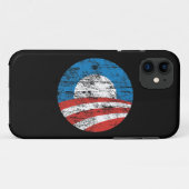 Logo Obama Versleten iPhone 5 Case Mate Hoesje (Achterkant (horizontaal))
