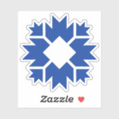 Logo of Bloomington, Indiana, USA Sticker (Vel)