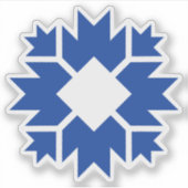 Logo of Bloomington, Indiana, USA Sticker (Voorkant)