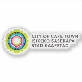 Logo of Cape Town, the Republic of South Africa Sticker