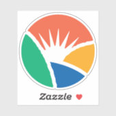 Logo of South Gyeongsang Province, South Korea Sticker (Vel)