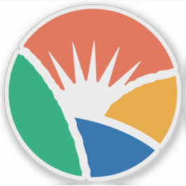 Logo of South Gyeongsang Province, South Korea Sticker