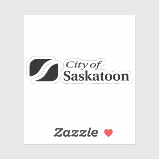 Logo of the city of Saskatoon, Saskatchewan,Canada Sticker (Vel)