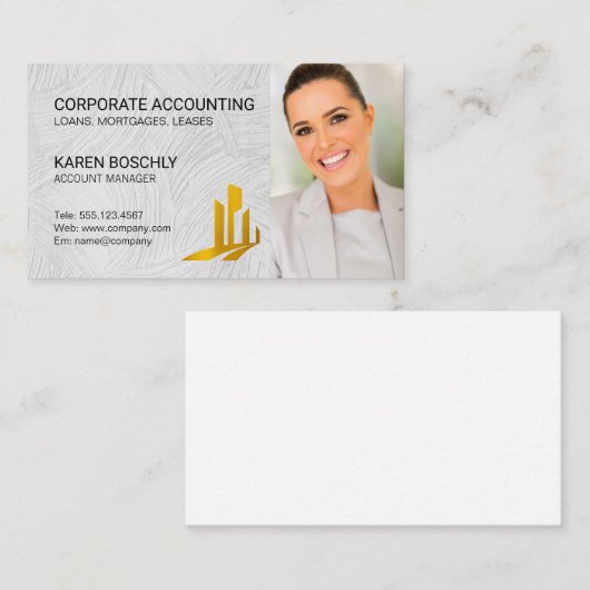 Logo onroerend goed | Aangepaste Sjabloon voor zak Visitekaartje (Voorkant / Achterkant)