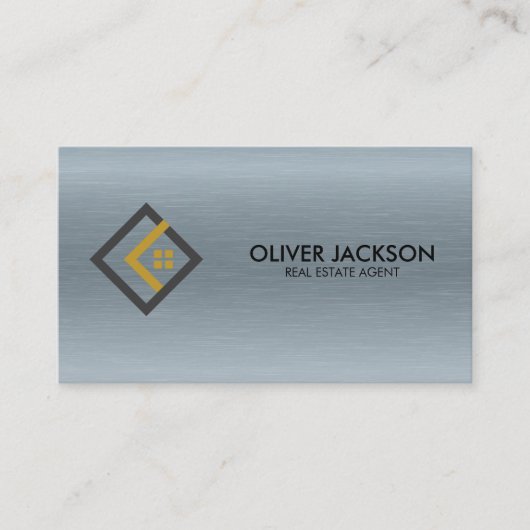 Logo | Onroerend goed | Bouw Visitekaartje (Voorkant)