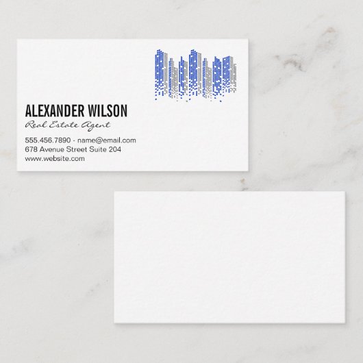 Logo onroerend goed | Gebouwen Visitekaartje (Voorkant / Achterkant)